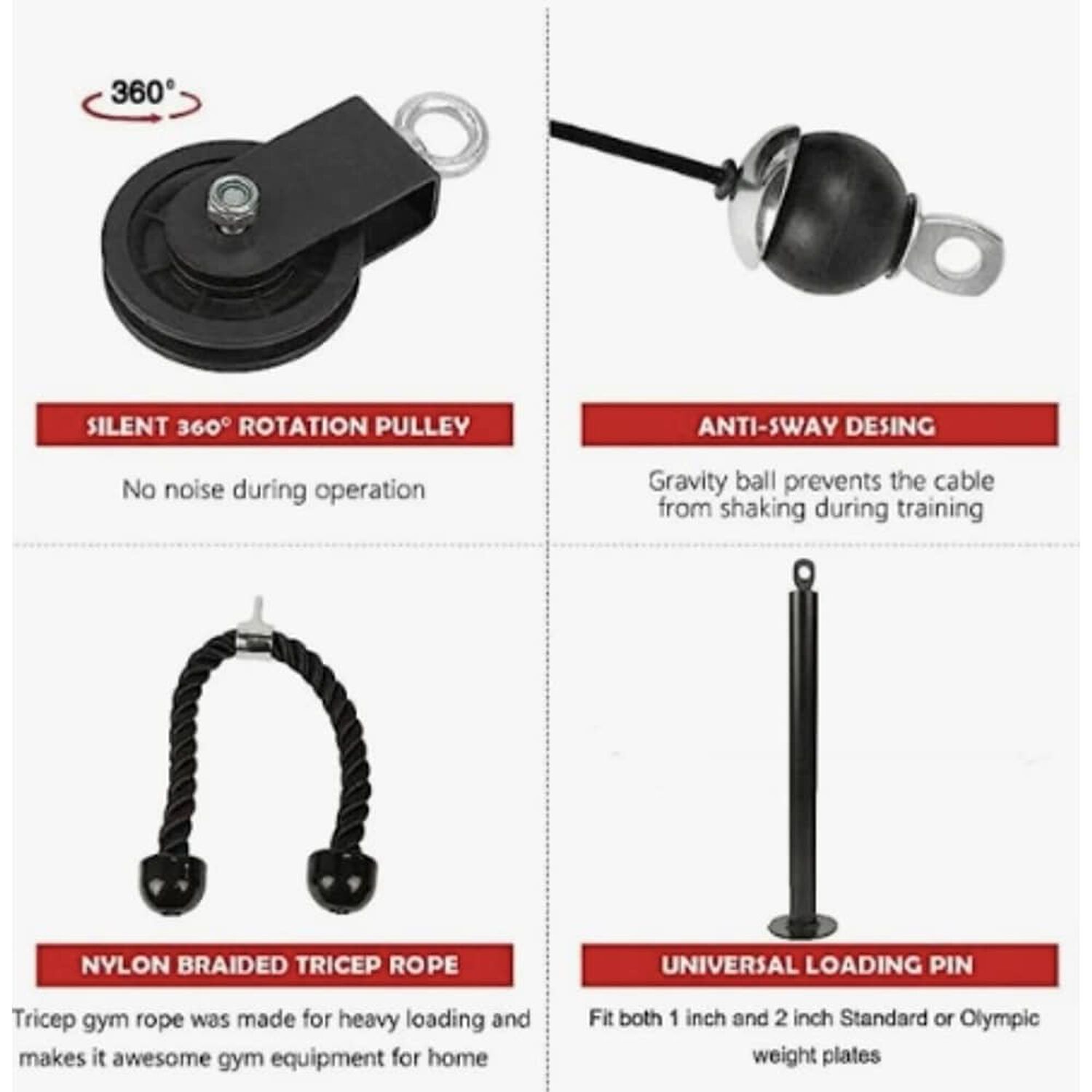 Home Triceps Pulley Set image number 5.0