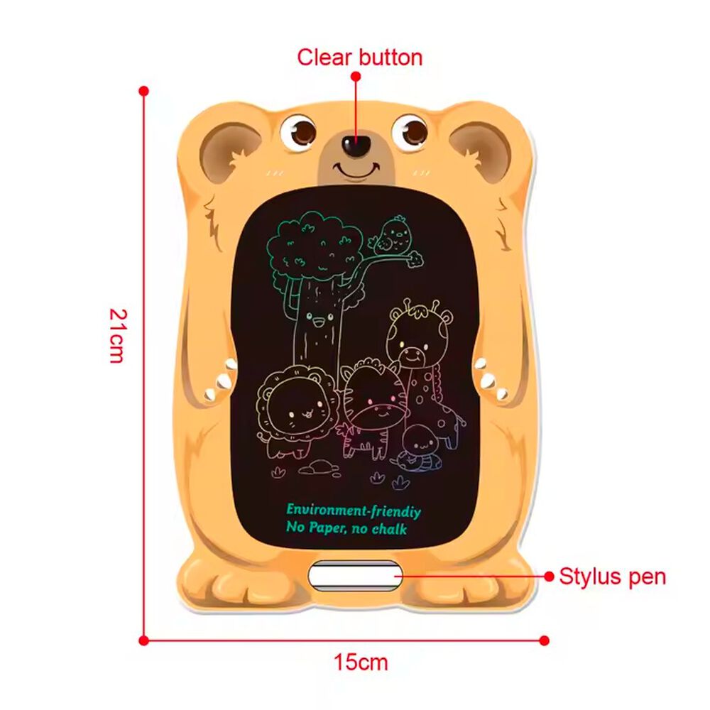 Mini Pizarra De Dibujos Lcd Para Niños Diseño De Tigre image number 4.0