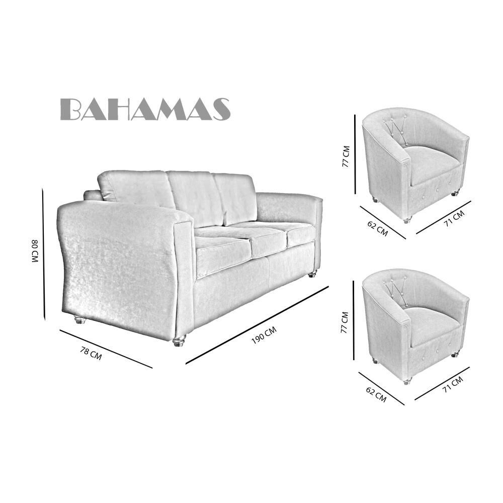 Juego De Living Elegant Detail Bahamas / 5 Cuerpos image number 5.0