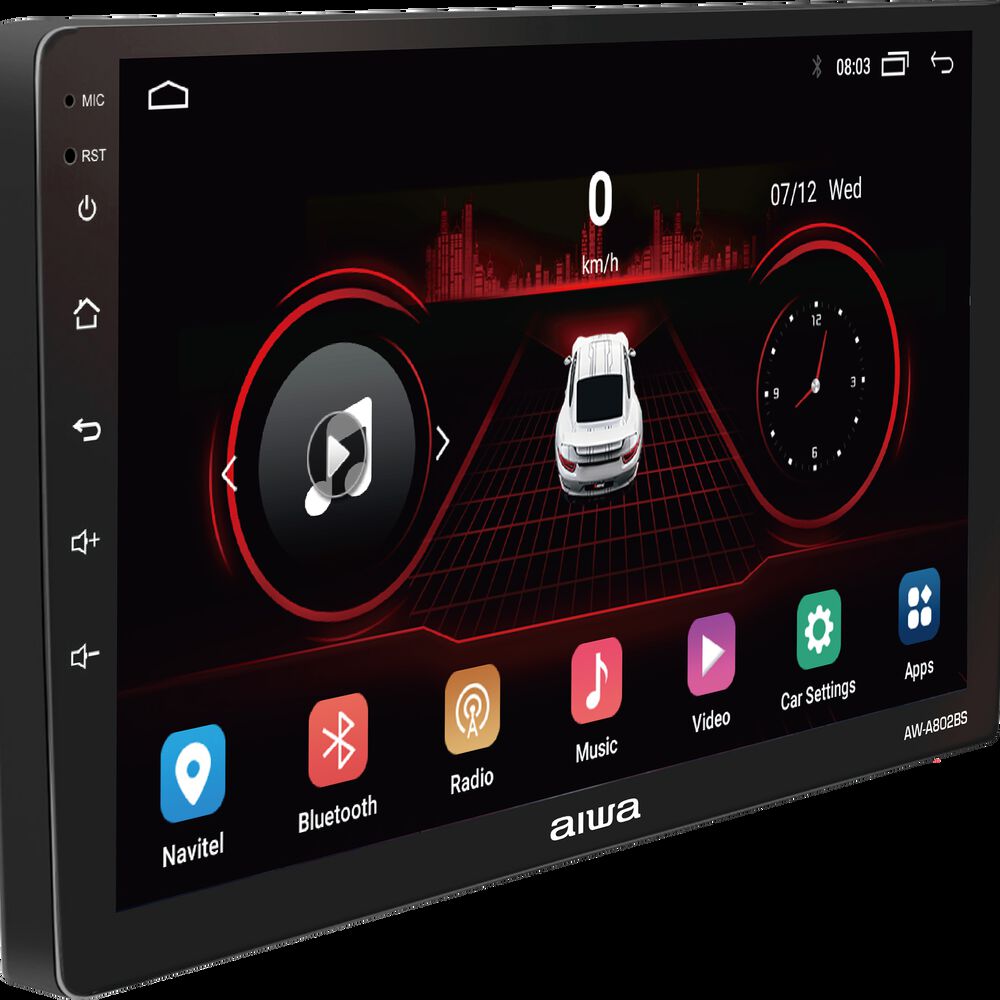 Radio Auto 2 Din Android Touch Hd De 9'' Aiwa Aw-a802bs image number 1.0