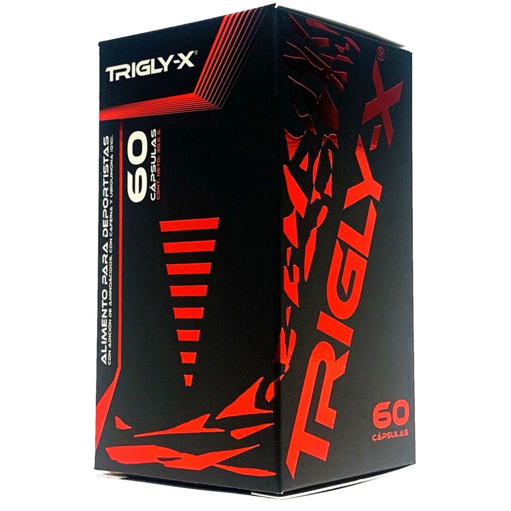 Trigly X - Movilizador De Grasa Termog&eacute;nico - 60cap 1un image number 0.0