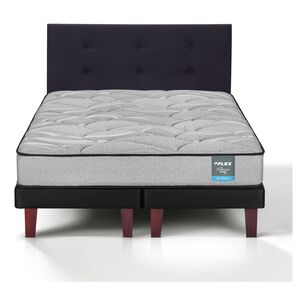 Cama Europea Flex Dream Dual / 2 Plazas + Respaldo