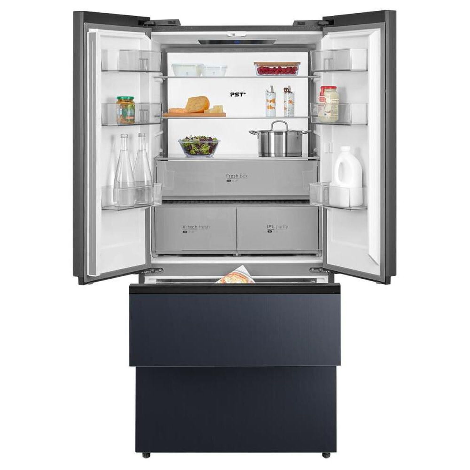 Refrigerador PERFECT FIT French Door Midea MDRFD705BIE70 / No Frost / 526 Litros / D image number 3.0