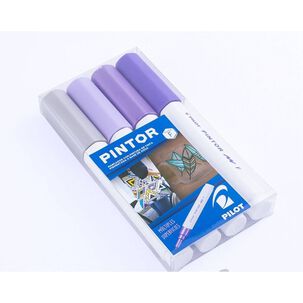 Pintor Set Colores Metalizados Punta Fina