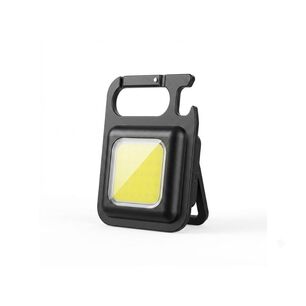 Pack 4 Mini Linterna Llavero Cob Recargable Usb Emergencia Camping Bolsillo
