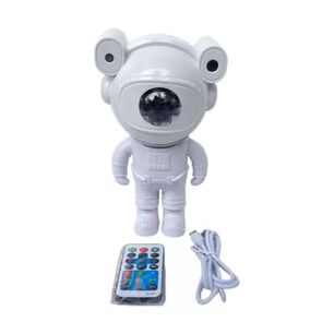 Proyector Astronauta Luz Led Galaxia Usb Bluetooth Parlante De M&uacute;sica