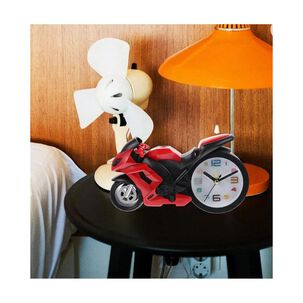 Reloj Despertador De Cuarzo Con Forma De Motocicleta Creativa