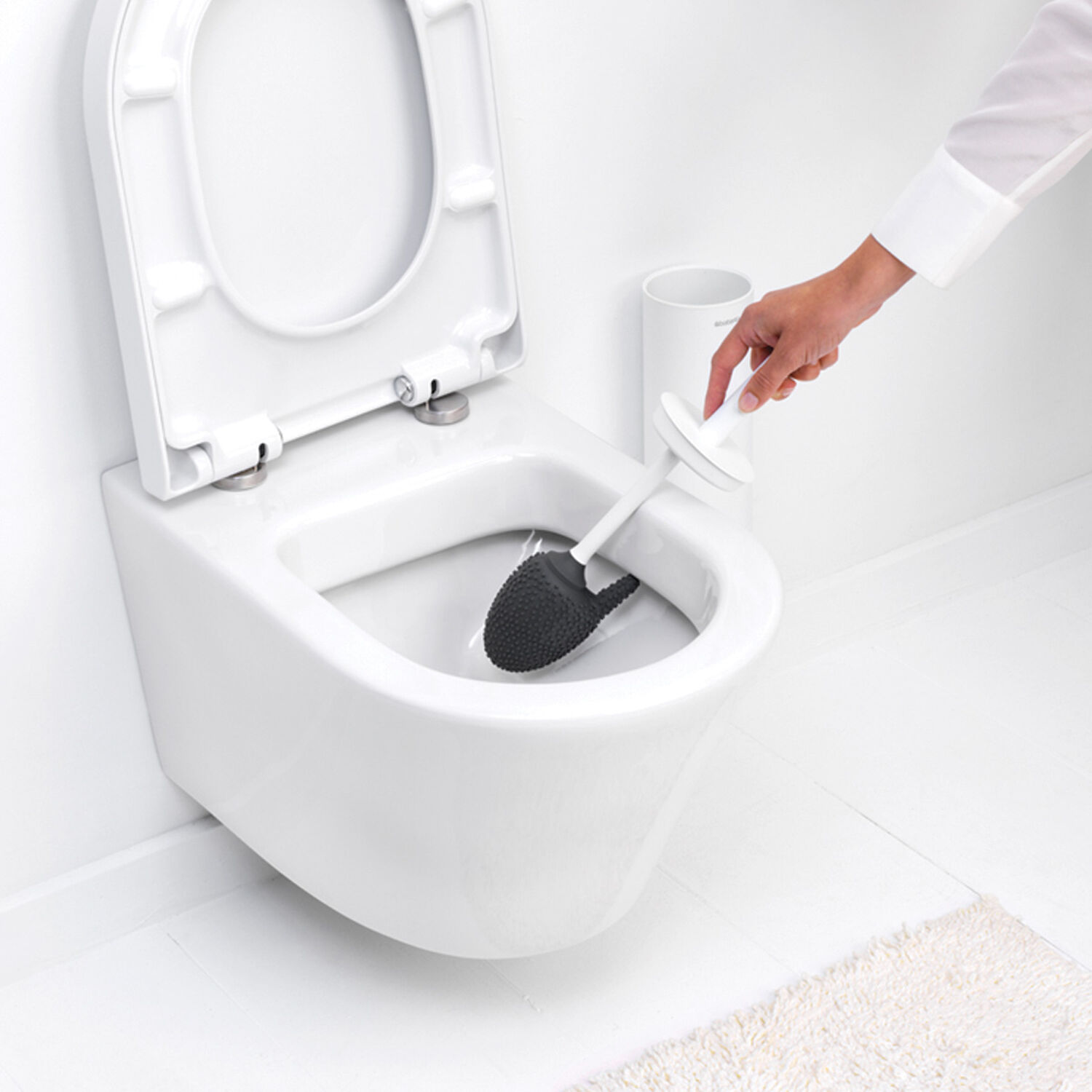 Escobilla Con Soporte Mindset White image number 2.0
