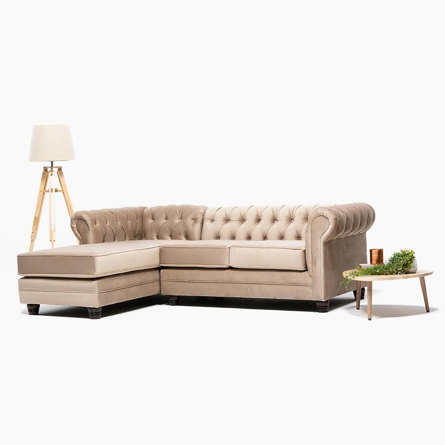 Sof&aacute; Seccional Barra Design Chesterfield Izquierdo / 4 Cuerpos image number 0.0