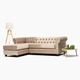 Sofá Seccional Barra Design Chesterfield Izquierdo / 4 Cuerpos