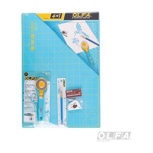 Set Corte Olfa Base + Accesorios Celeste