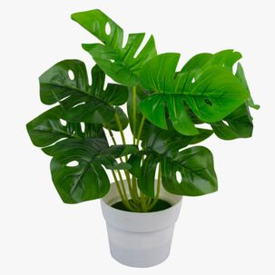 Planta Artificial Macetero Plástico 35cm