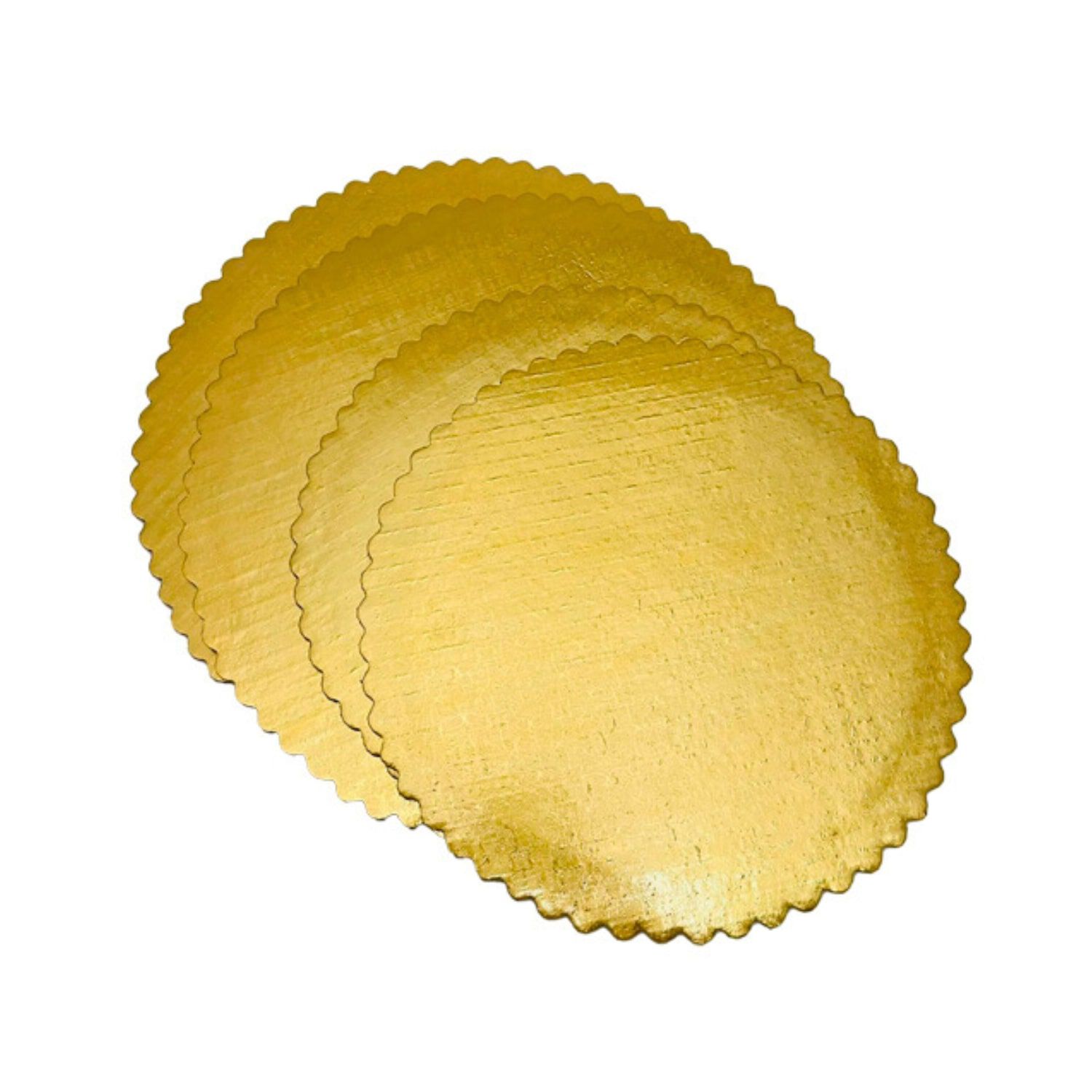 Set 12 Bases Bandejas Decorativas Para Reposter&iacute;a Dorada 30 Cm image number 2.0