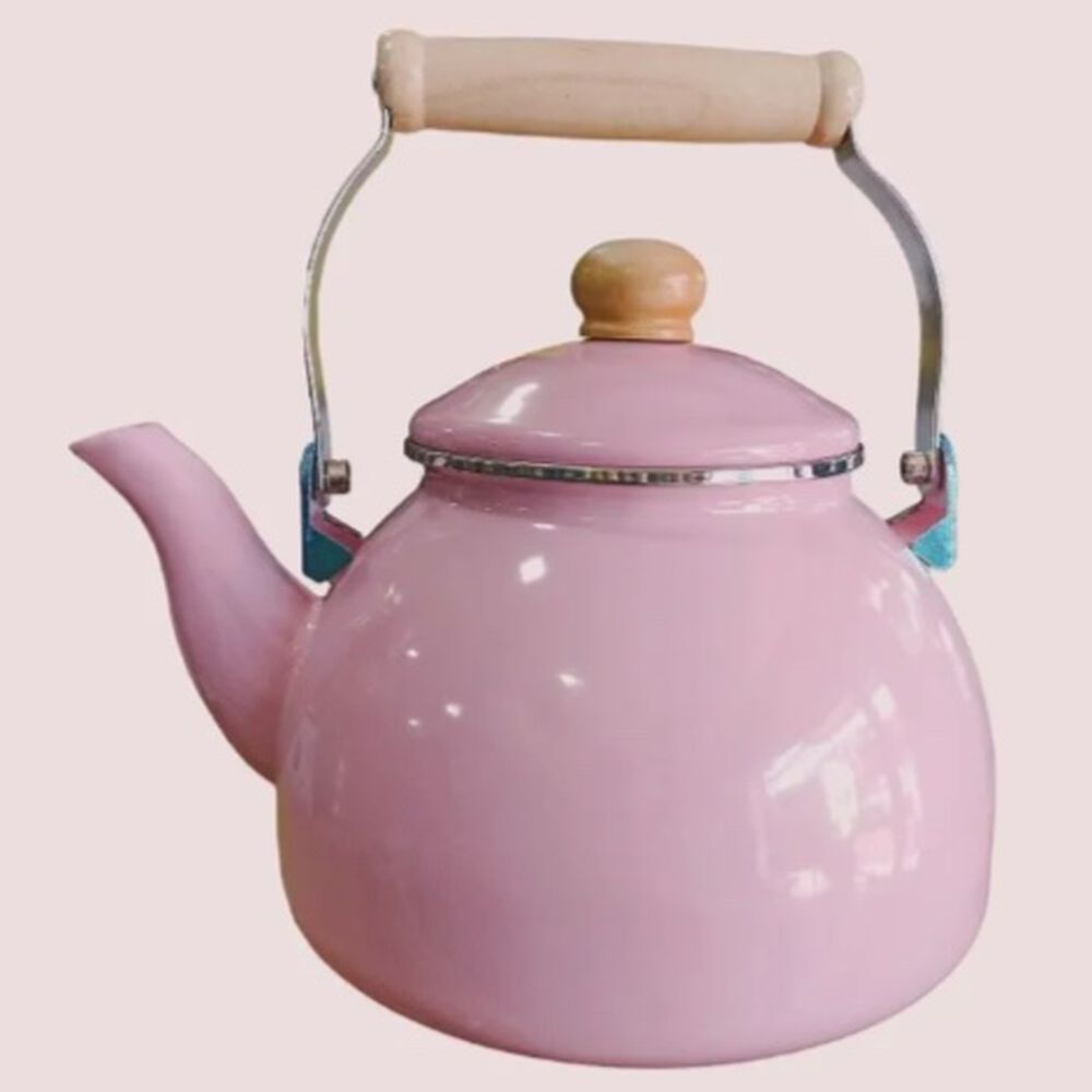 Tetera Enlozada 2.5 Lts Rosado image number 0.0