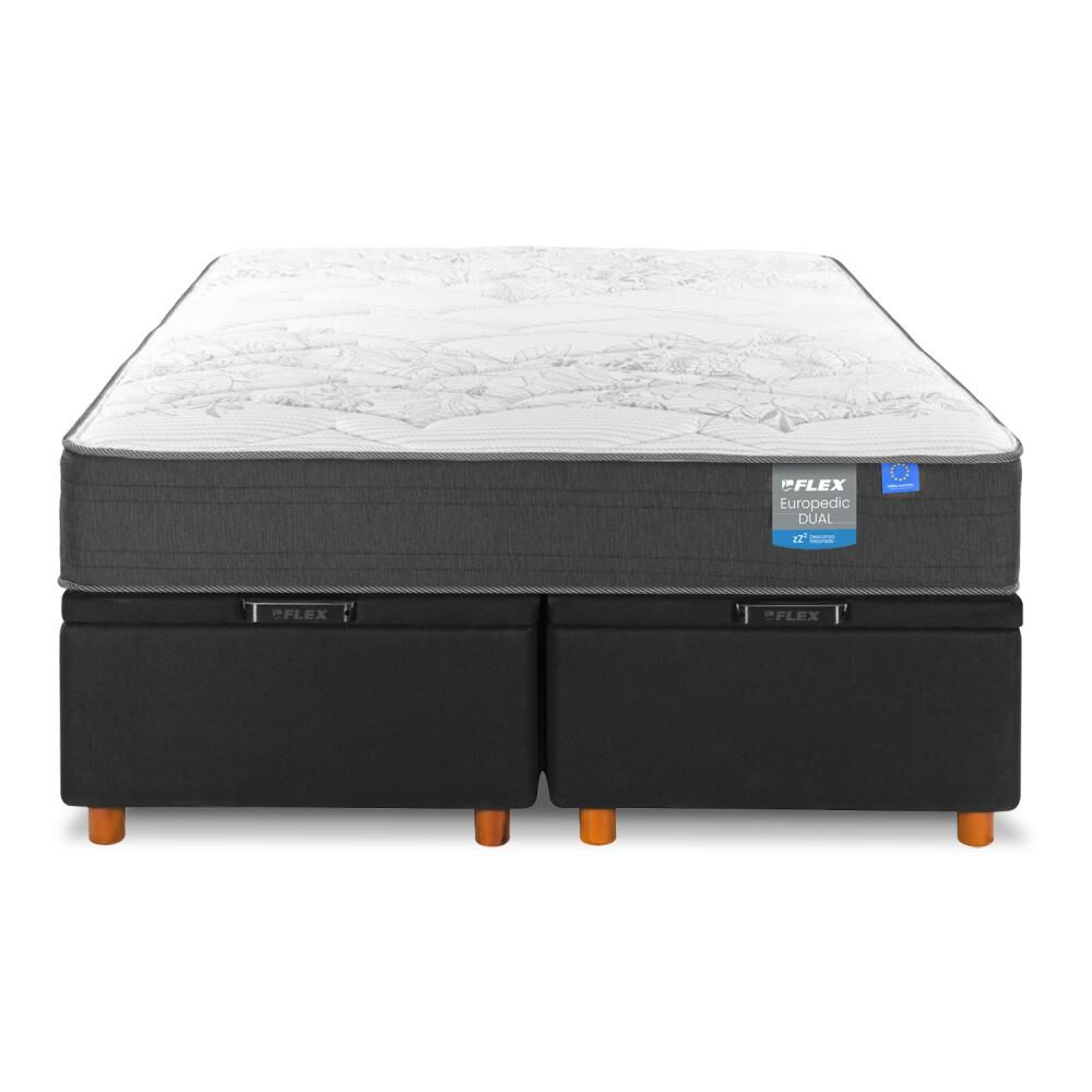 Cama Ba&uacute;l Flex Europedic Dual / 2 Plazas / Base Dividida image number 4.0