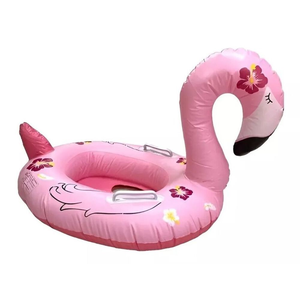 Flotador Inflable Piscina Niños Flamingo 70x55cm image number 1.0