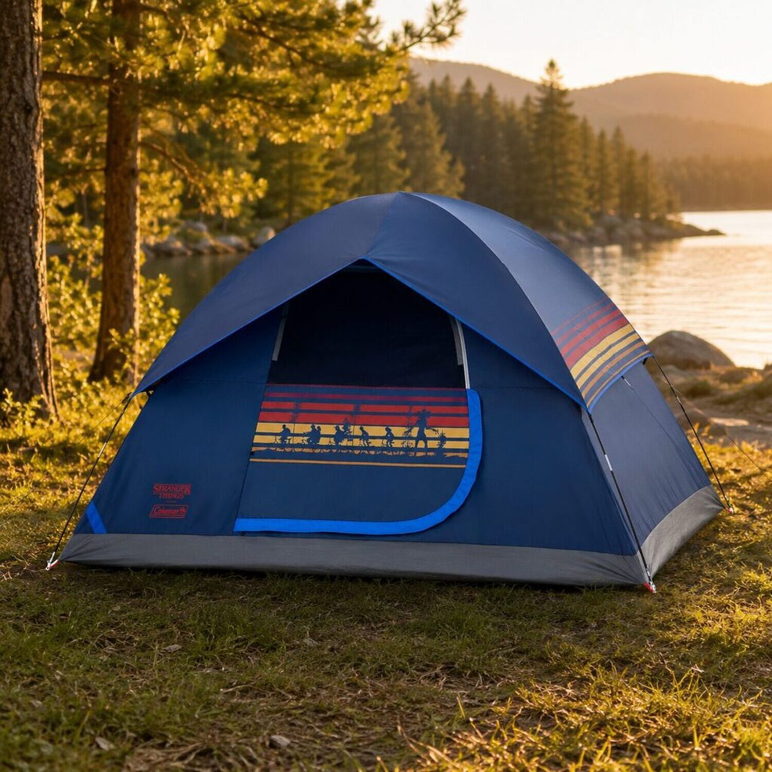 Carpa Coleman 4 Personas Stranger Things image number 1.0