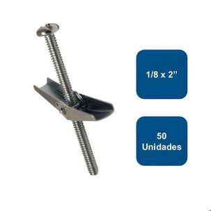 Anclaje Mariposa 1/8" X 2" 50un. - Anclajes