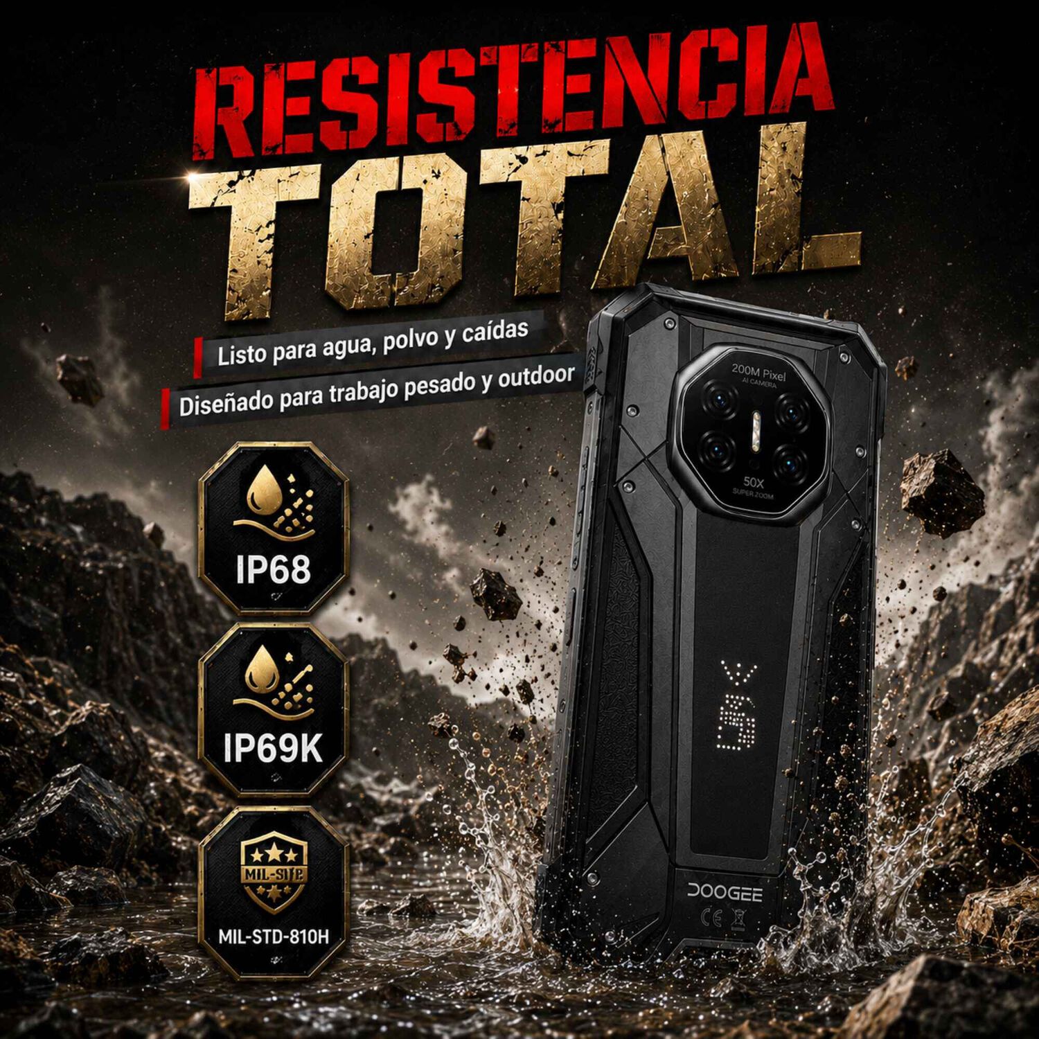 Doogee S300 Pro | Tel&eacute;fono Rugged 5g 11000mah Y C&aacute;mara 200mp image number 4.0