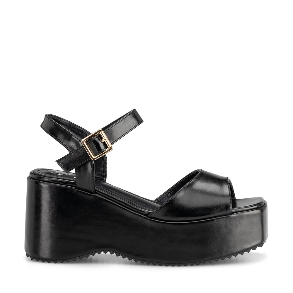 Sandalia Plataforma Negro Casual Lt105 Weide image number 0.0