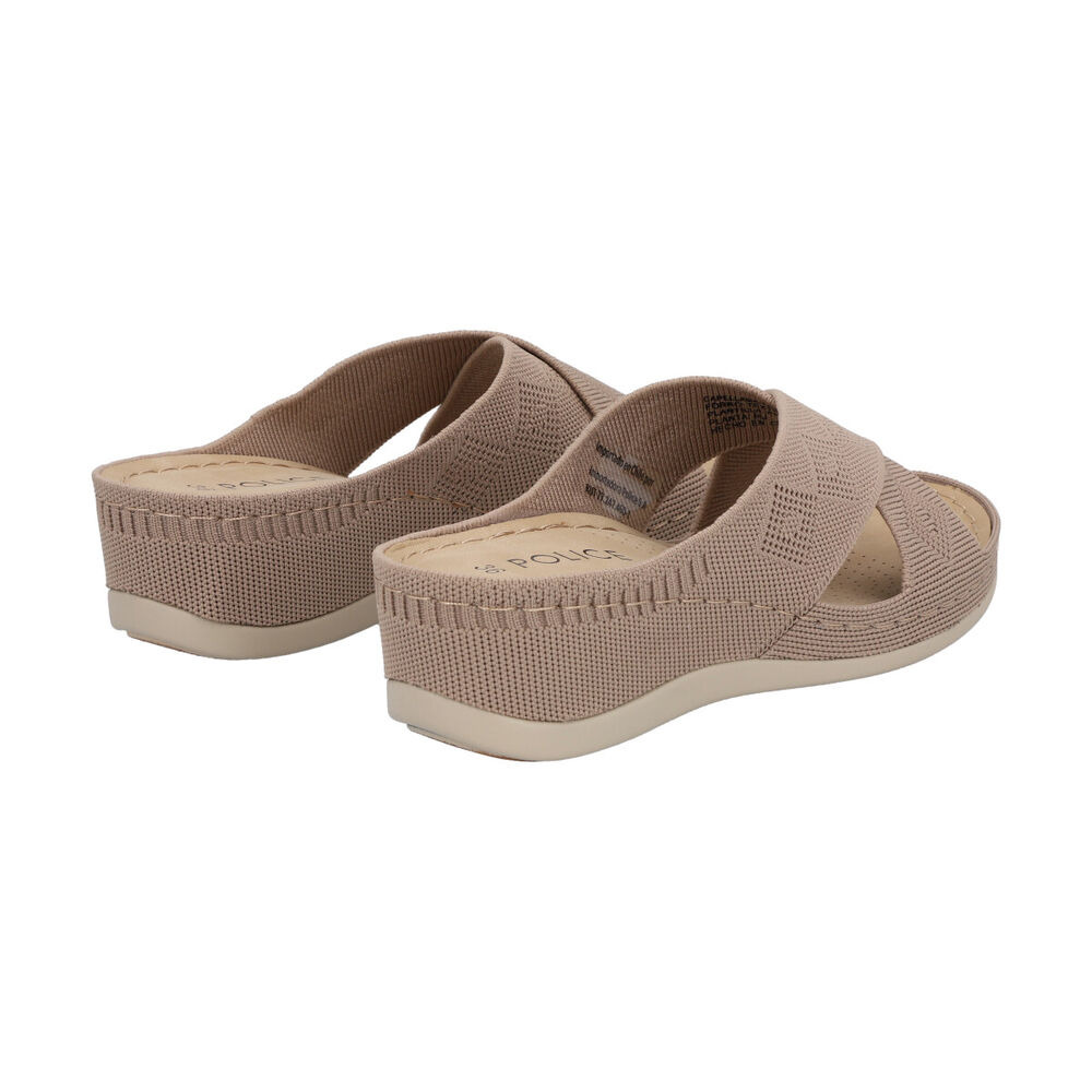 Sandalia Mujer Camel Juana Police image number 1.0