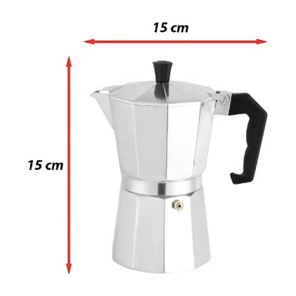 Cafetera Italiana Para 3 Tazas Aluminio image number 3.0