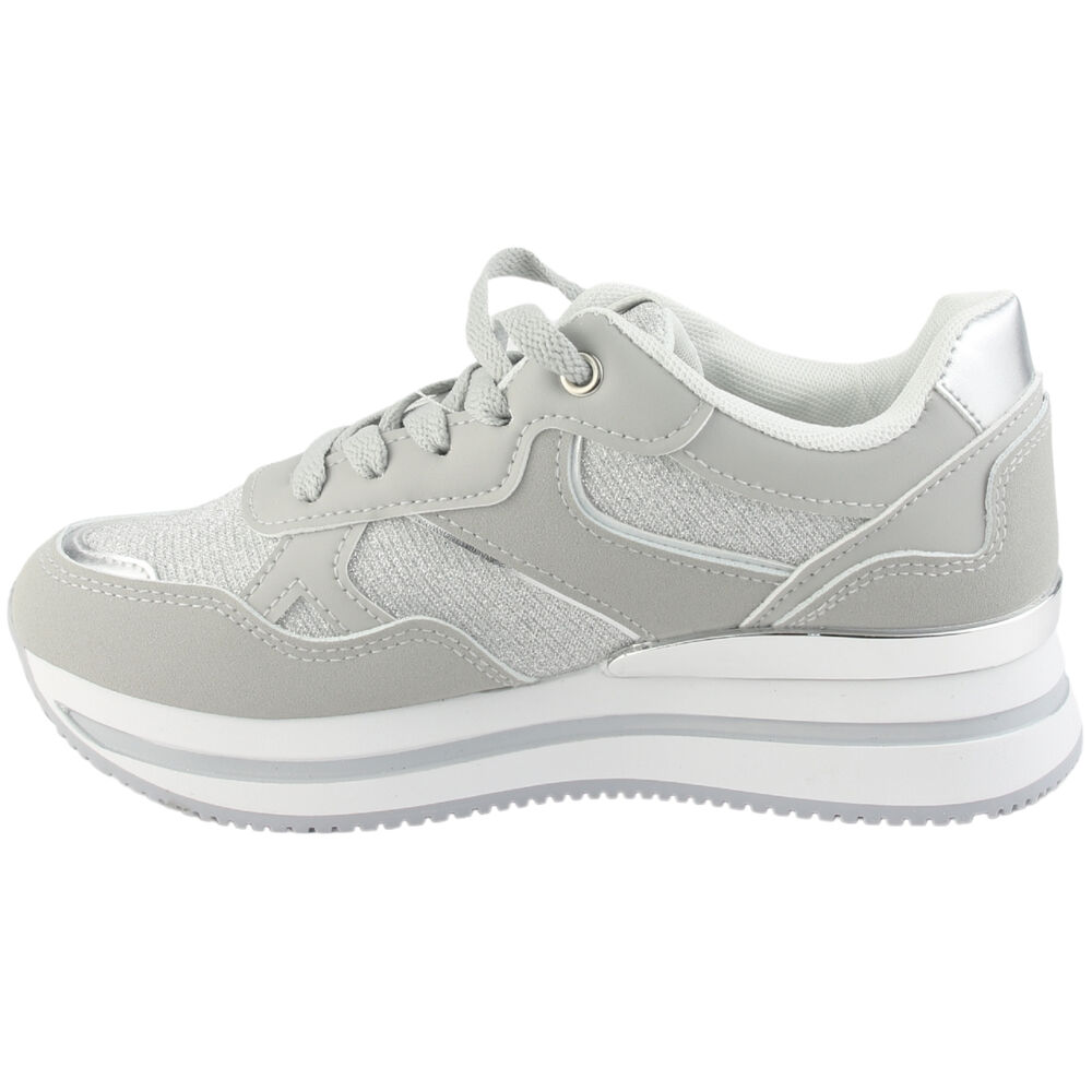 Zapatilla Chalada Mujer Jettixlow1- Plateado Urbano image number 1.0