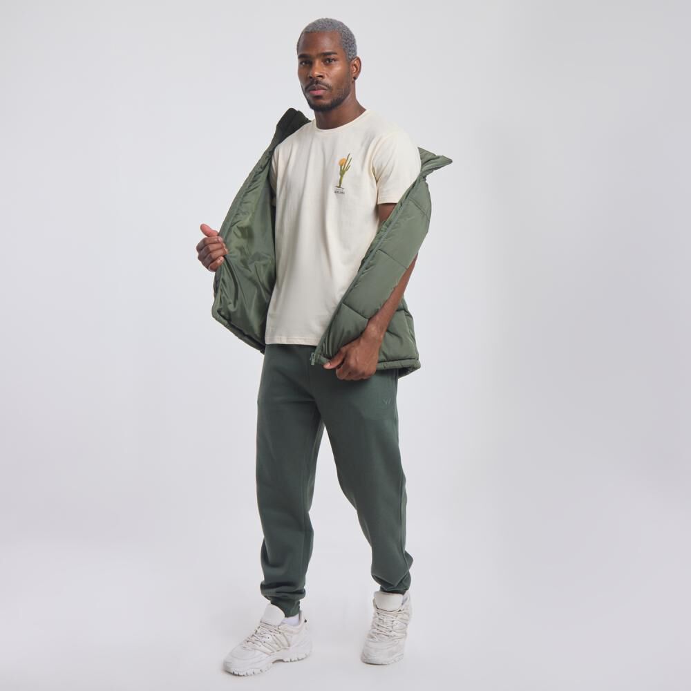 Polera Deportiva Estampada Slim Manga Corta Cuello Redondo Hombre Wetland image number 1.0