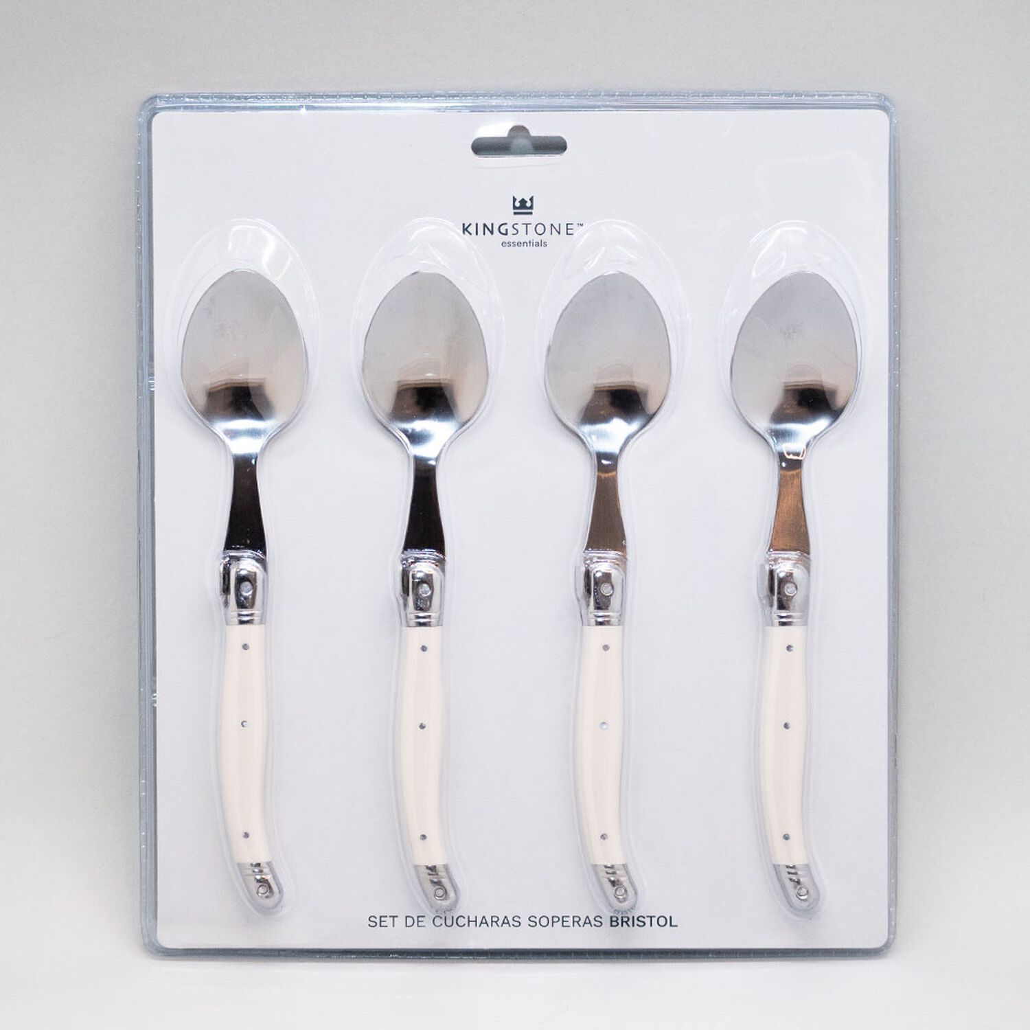 Set 4 Cucharas Sopera Bristol Kingstone image number 2.0