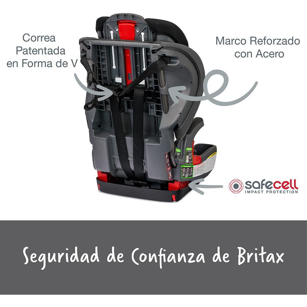 Silla Auto Butaca Grow With You Mod Black Britax image number 5.0