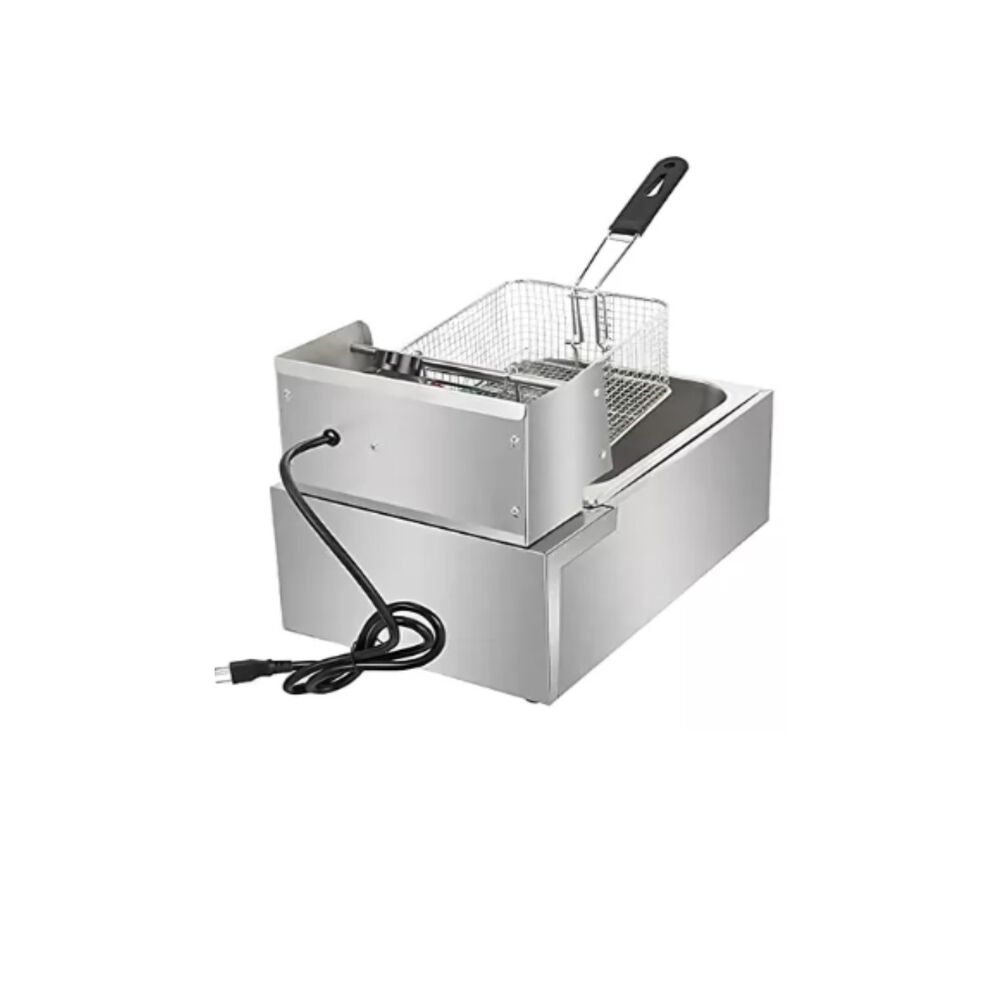 Freidora Eléctrica De Acero Con Tapa - 1 Canasto 6 Litros image number 4.0