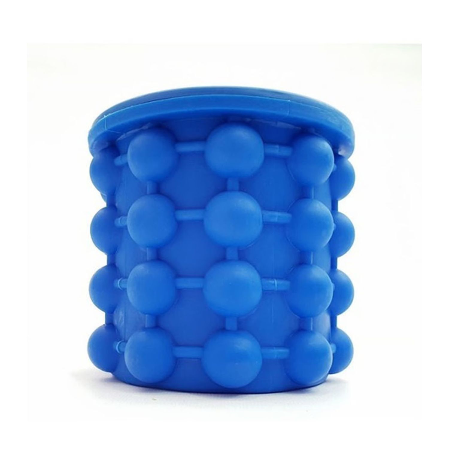 Molde Silicona Cubitos Hielo Azul Port&aacute;til Reutilizable image number 1.0