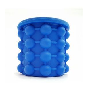 Molde Silicona Cubitos Hielo Azul Port&aacute;til Reutilizable