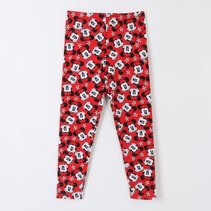 Bipack Calza Ni&ntilde;a Full Print Minnie Mouse Rojo Disney