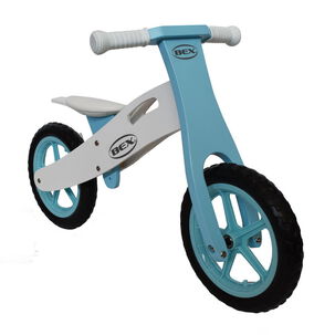 Bicicleta De Equilibrio Bex De Madera Azul