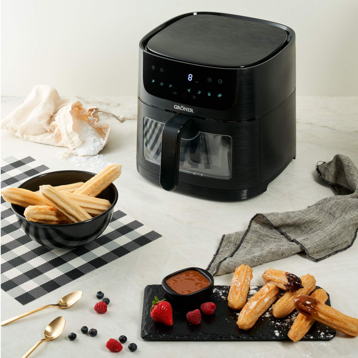 Air Fryer Digital Gr&ouml;ner 6l image number 4.0