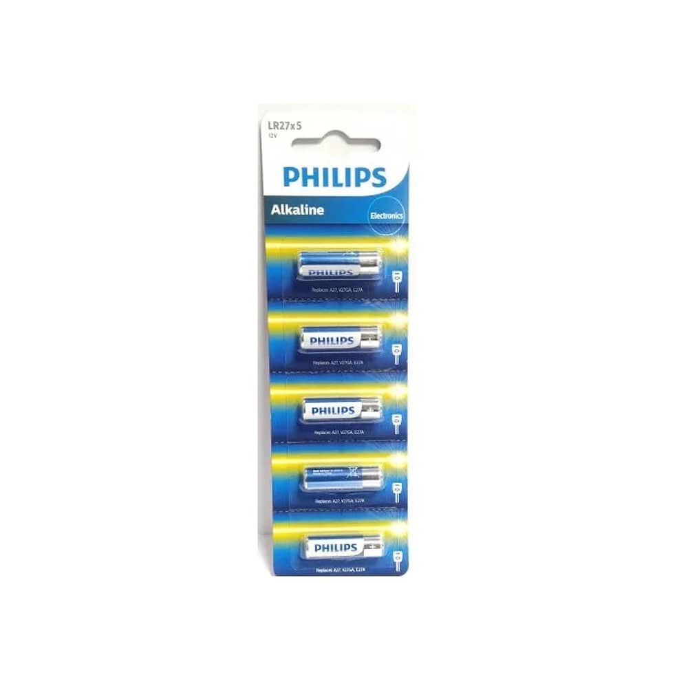 Pila Para Control Philips A27 Pack De 5 Unidades image number 1.0