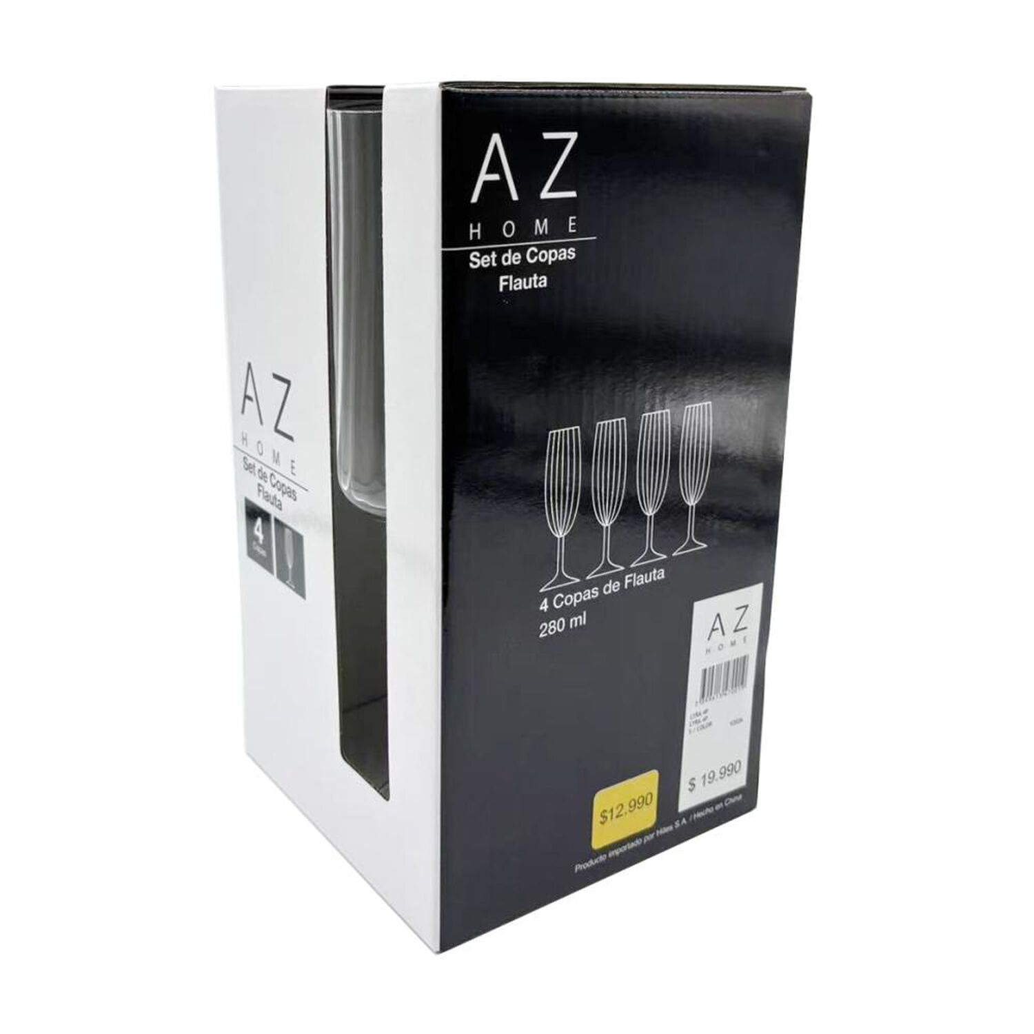 Set De Copas Azhome Lyra / 4 Piezas image number 1.0
