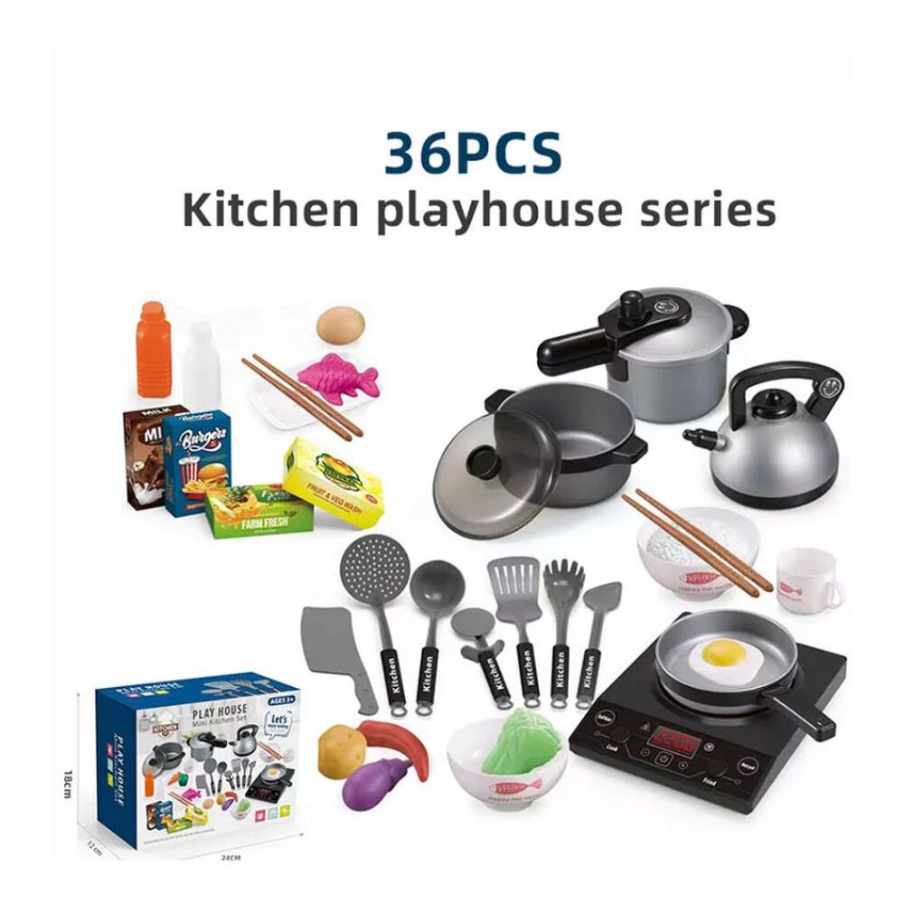 Cocina Juguete Cocinita Infantil Luz Sonido 36 Piezas Juego image number 3.0