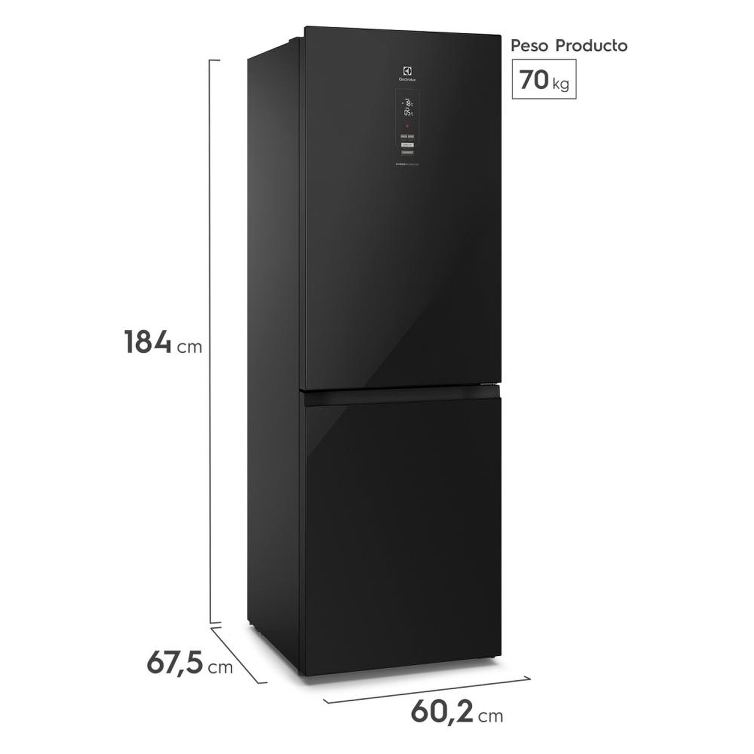 Refrigerador Bottom Freezer Electrolux Db60ge / No Frost / 323 Litros / C image number 2.0