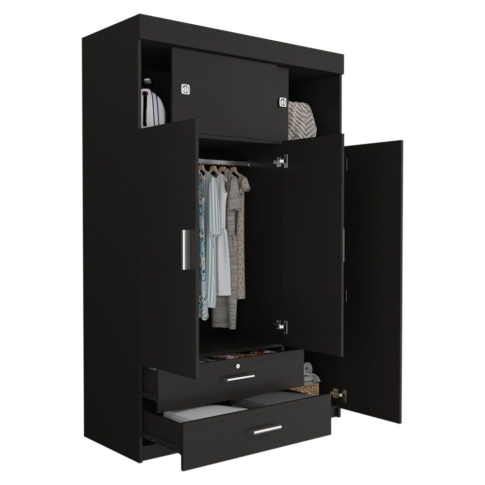 Closet 5 Puertas 2 Cajones Fm-003n - Negro image number 1.0