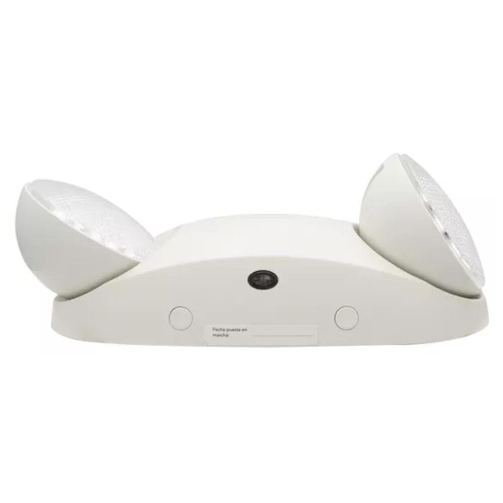 Lampara De Emergencia 2 Focos 24 Leds Ip20 Blanco At60 image number 1.0