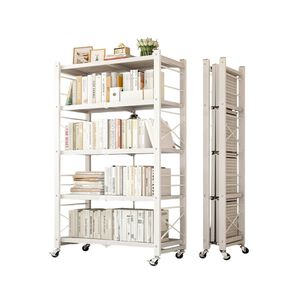 Estante Met&aacute;lico Librero Plegable 5 Niveles 100cm Wall