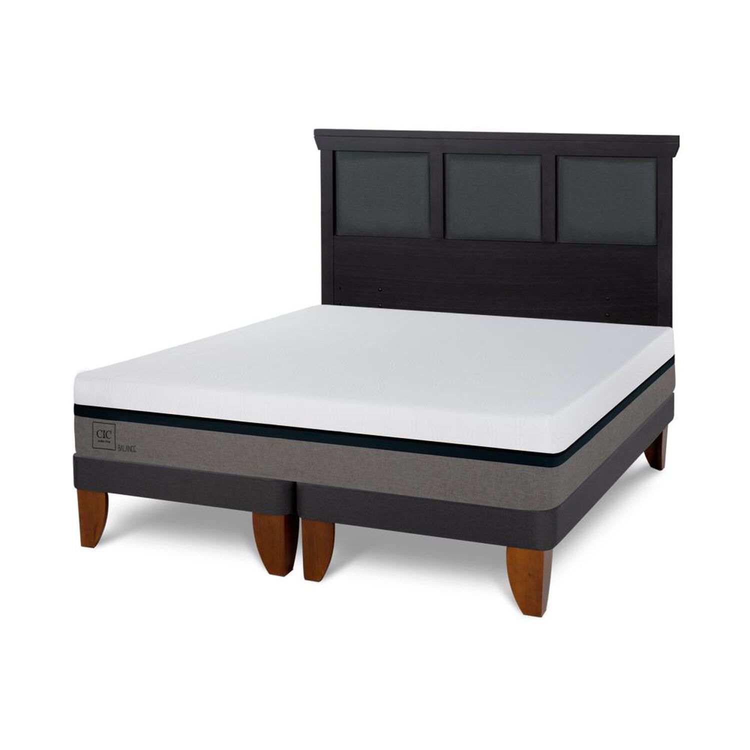 Cama Europea Cic Balance / 2 Plazas / Base Dividida + Respaldo image number 4.0