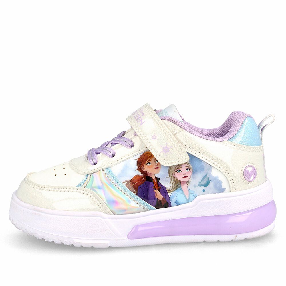 Zapatilla Ni&ntilde;a Bubblegummers Luces Frozen Disney Blanco-aqua image number 4.0