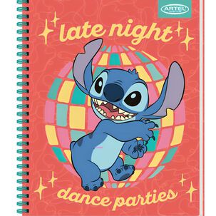 Pack 10pcs Cuadernos Univ 100hj Stitch Disco Artel 0389