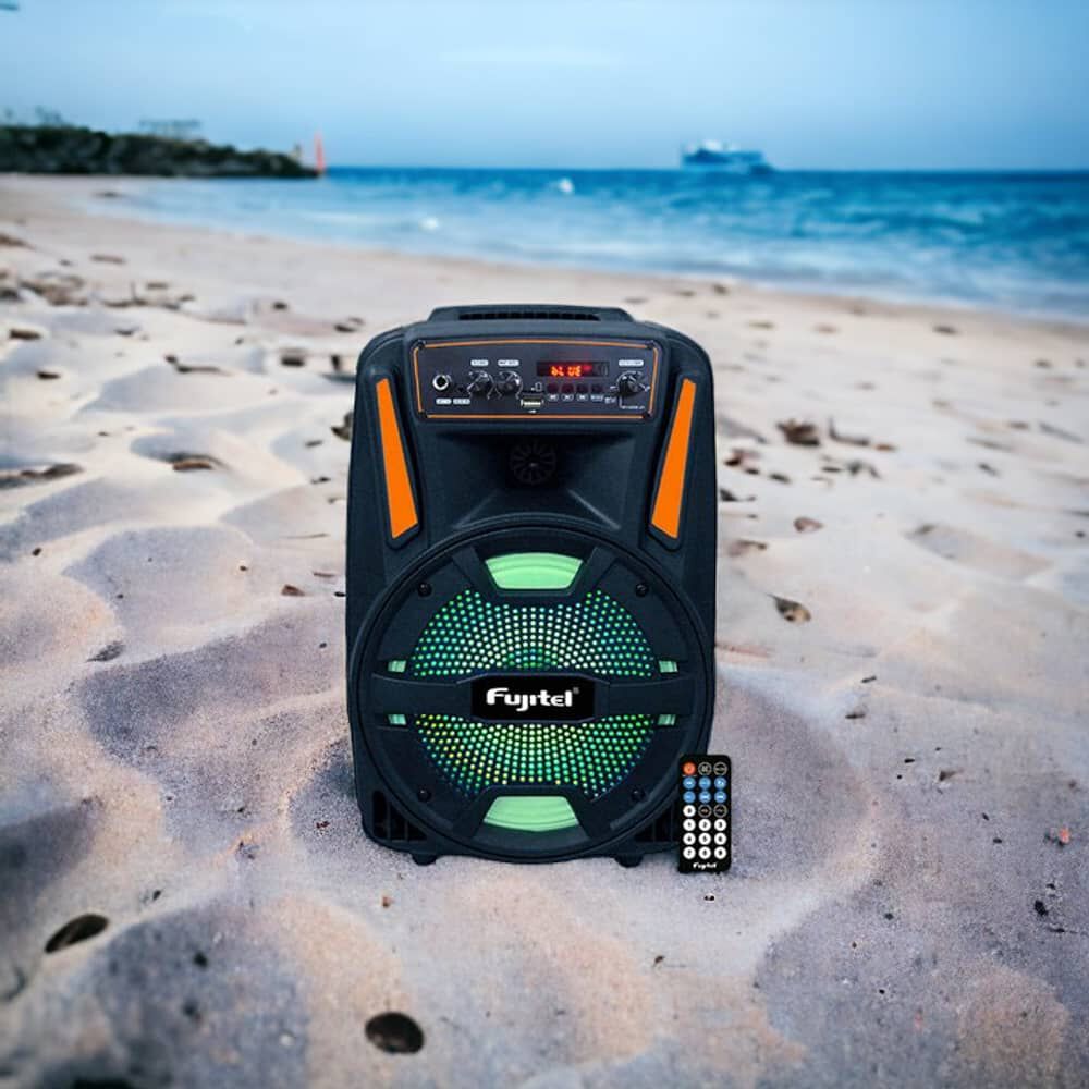 Parlante Karaoke Con Micr&oacute;fono Inal&aacute;mbrico Fujitel Bt8l1new image number 3.0