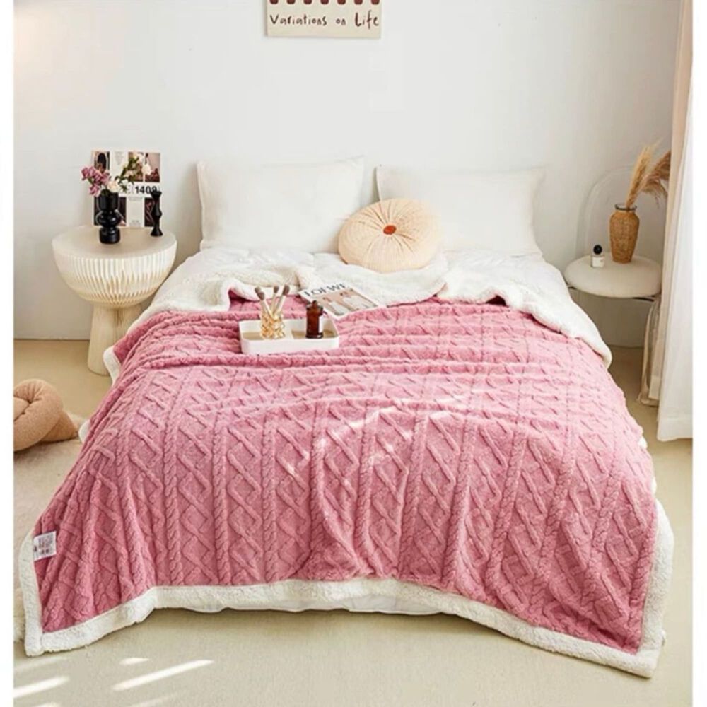 Frazada De Plush Y Sherpa Elegante image number 2.0