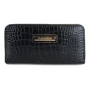 Billetera Mujer Sofia Negra Carven Paris