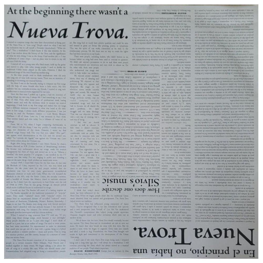 Silvio Rodriguez - Los Grandes Exitos | Vinilo image number 2.0